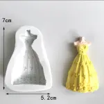 Wedding Dress Silicone Mould style 3