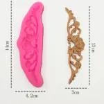 Flower Lace Silicone classic boarder crown Mold For Cake Decorating,Fondant,Chocolate Mould style 2
