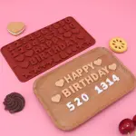 Alphabet silicone mould style 2