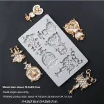 Baroque Style Medallion silicone Mould