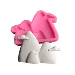 Mountain with clouds Silicone mould