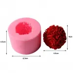 3D Rose Flower ball silicone mould