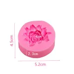 3D Peony flower silicone mould Style 2