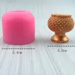 3D Flower pot Vase Silicone Mould