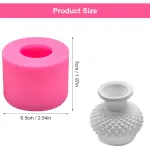 3D Flower pot Vase Silicone Mould