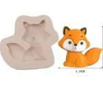 Fox animal silicone mould