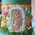 Large detailed Floral Door theme silicone mould