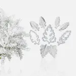 9 pcs Senecio Cineraria Dusty Miller foliage Leaf cutter and Mould set