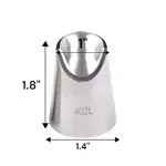 Large Pastry Piping Tip No. - 402L
