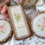 Cross Stitch texture mat silicone Mould