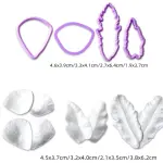 Poppy Flower Cutters and leaf veiner mould set (4 pcs cutter and 8 pcs veiner )