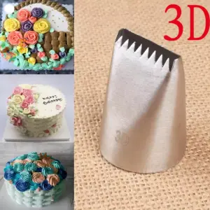 Weave basket Icing Nozzle – No. 3D