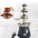 Fountain for Party Stainless Steel Melting Heating Machine Pot for Cheese,Chocolate Fondue 1 Lts 3 Tier Melt Dipping Machine Warmer