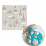 Christmas Ornament bulbs Bell silicone mould