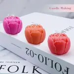 3D Peony Rose Flower silicone mould style 4