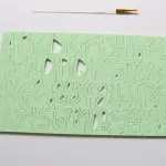 Upper & Lower Case Alphabet and Number Acrylic Diy Stamp Embossed Fondant Cake Decorating
