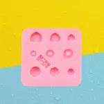Miniature Biscuit and heart Silicone Mould