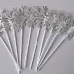 10 pcs Snowflake Topper set
