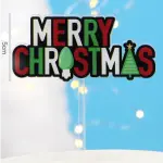 1 pcs Printed Merry Christmas acrylic cake topper Style 27