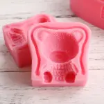 3D Teddy Bear Silicone Mould- for Candle, Fondant, Chocolate
