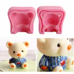 3D Teddy Bear Silicone Mould- for Candle, Fondant, Chocolate