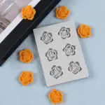 3D Rose Flower silicone Mould Style 2
