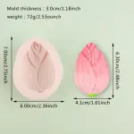 3D Lotus flower silicone mould Style 2
