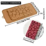 Multi-Cavity Flower Silicone Fondant Bar Mould