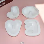 4 pcs Love Shape Nonstick Baking Silicone Mould