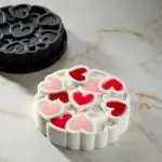 Intertwined Heart Round Silicone Chocolate Mould | Non-Stick Mould for Baking