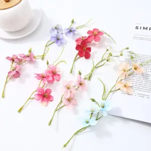 5 pcs set Artificial Mini Stem Flower