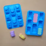 4 Design 3D Cars 8 Cavity Silicone Mould