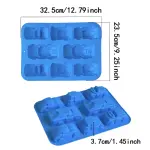 4 Design 3D Cars 8 Cavity Silicone Mould