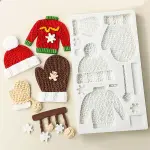 Weaving Sweater Texture Christmas Mould