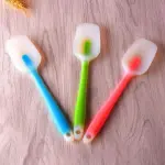 1 PCS Full Silicone Spatula Spoon 1 Piece (21.5 X 4.5 Cm,Random Colour)