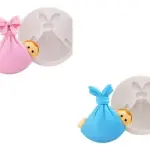 Sleeping Baby Silicone Mould for Fondant, Chocolate & DIY Crafts