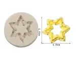 3D dotted star Silicone mould