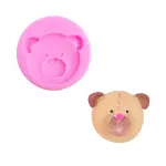 Teddy Bear face silicone mould