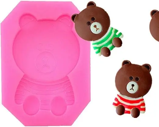 Baby Bear Candy Cake Chocolate Decorative Silicone Mould