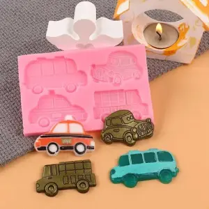 vehicle Car theme silicone mould style 2