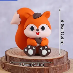 3D fox jungle theme cake toy style 2