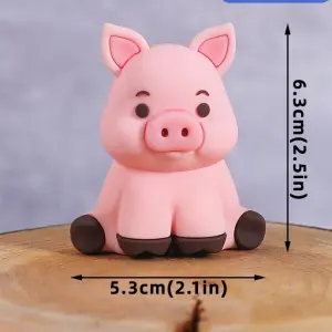 3D pig jungle farm theme cake toy