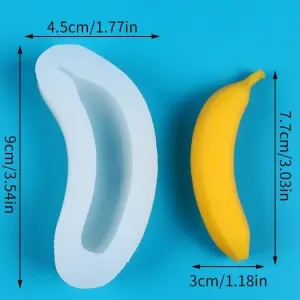 3D Banana silicone mould ( small size )