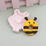 cute honey bee donut shape silicone mould