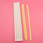 Leaf border theme silicone mould
