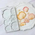 ruffled mushroom silicone mould