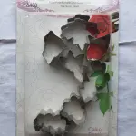 7 pcs Rose petal and leaf and calyx cutter set