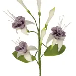 3 Pcs FUCHSIA Petals Steel Cutter