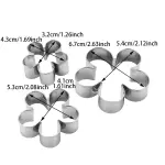 3 pcs Rose petal Flower cutter set