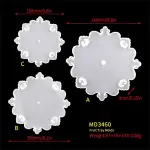 3 tier cupcake fruit plate stand silicone mould set of 3 pcs